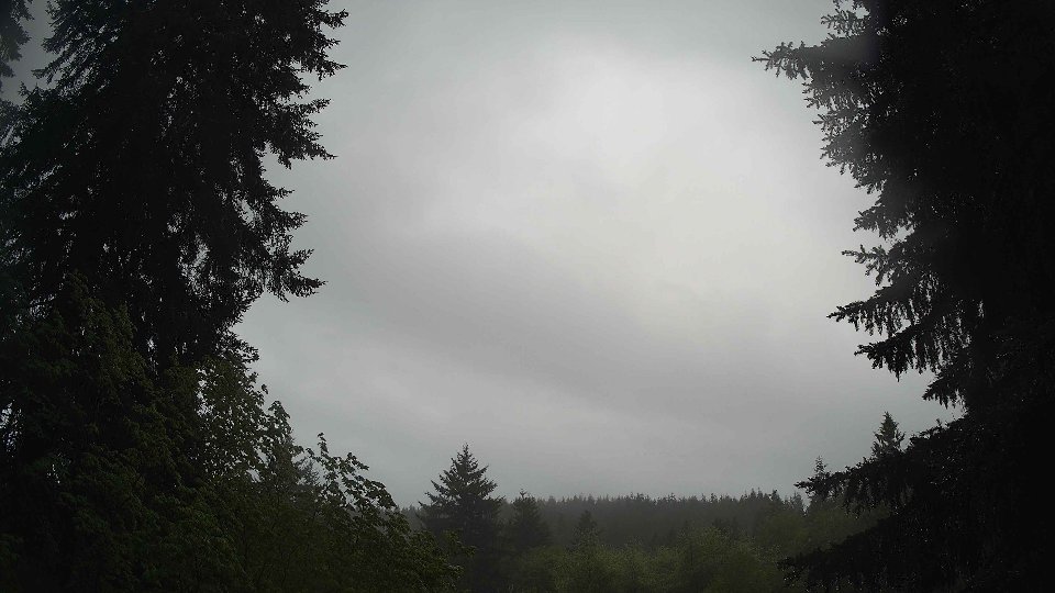 Pacific Northwest skyline timelapse on May 16th, 2026 at 7:15 AM