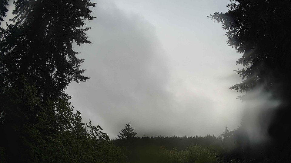 Pacific Northwest skyline timelapse on May 16th, 2026 at 8:30 AM