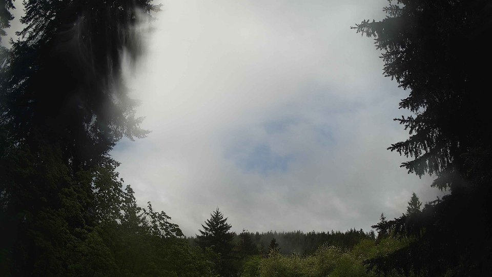 Pacific Northwest skyline timelapse on May 16th, 2026 at 9:30 AM