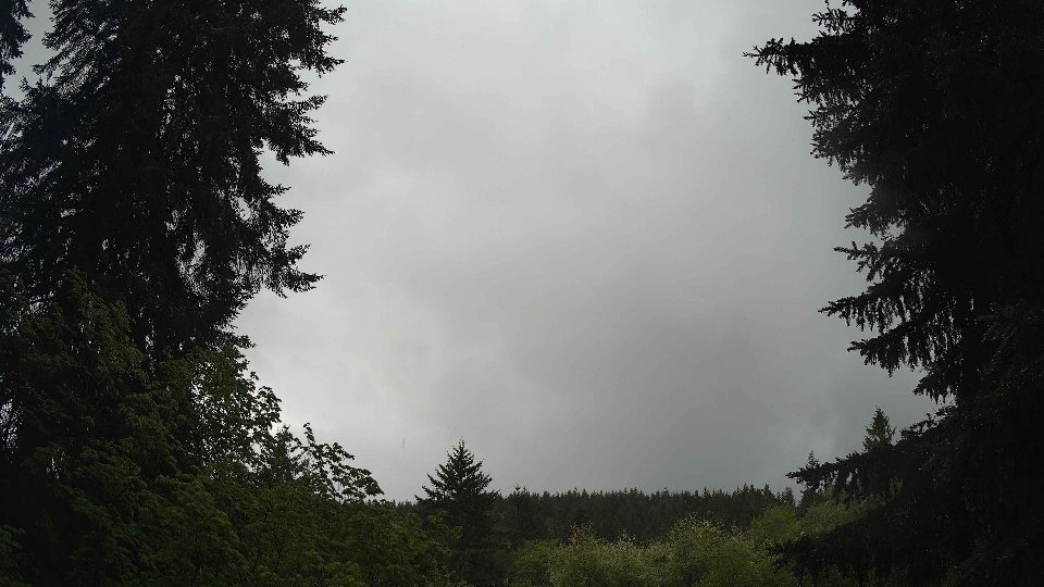 Pacific Northwest skyline timelapse on May 16th, 2026 at 11:45 AM