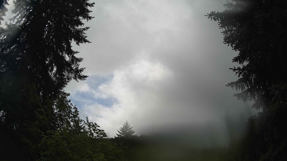 Pacific Northwest skyline timelapse on May 16th, 2026 at 12:15 PM