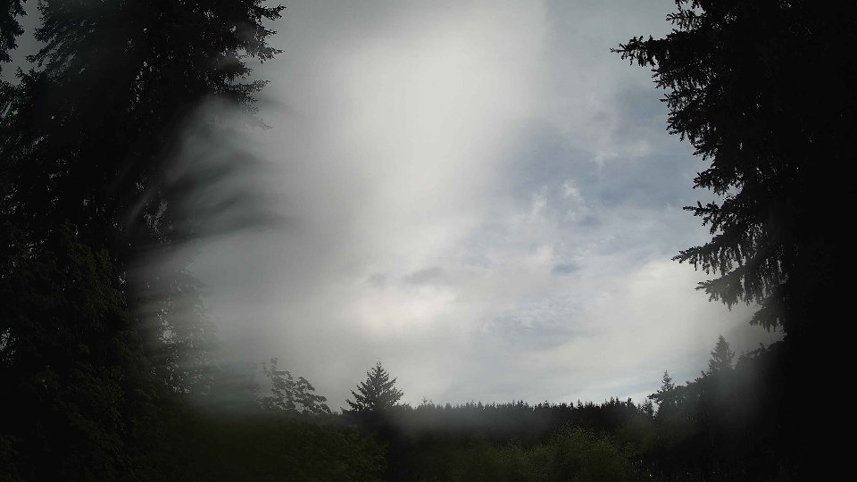 Pacific Northwest skyline timelapse on May 16th, 2026 at 12:30 PM