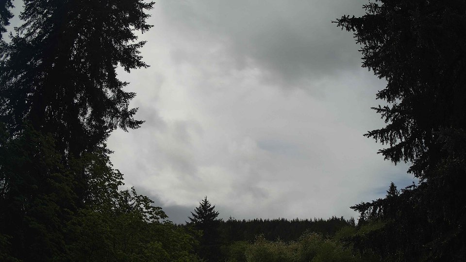 Pacific Northwest skyline timelapse on May 16th, 2026 at 1:15 PM