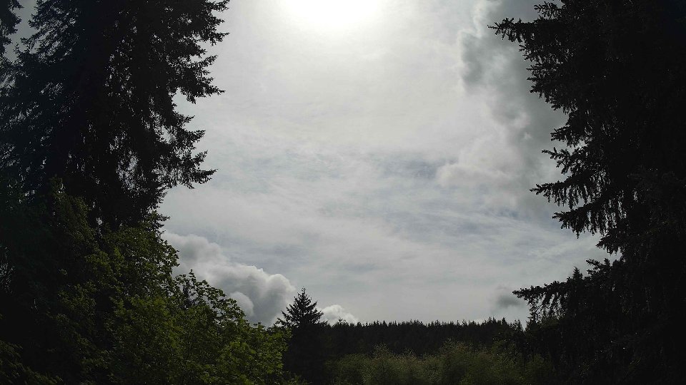 Pacific Northwest skyline timelapse on May 16th, 2026 at 2:45 PM