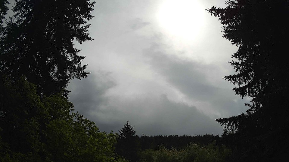 Pacific Northwest skyline timelapse on May 16th, 2026 at 3:45 PM