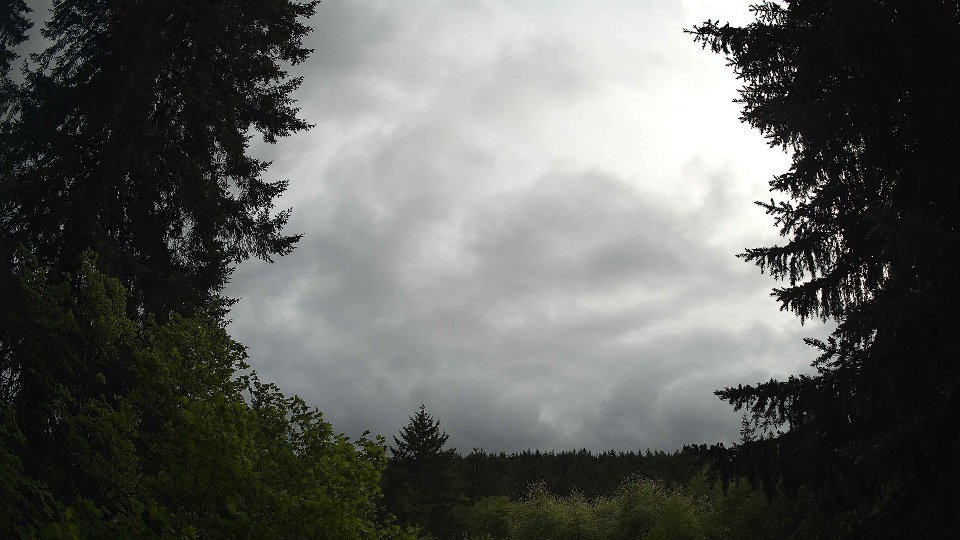 Pacific Northwest skyline timelapse on May 16th, 2026 at 6:00 PM