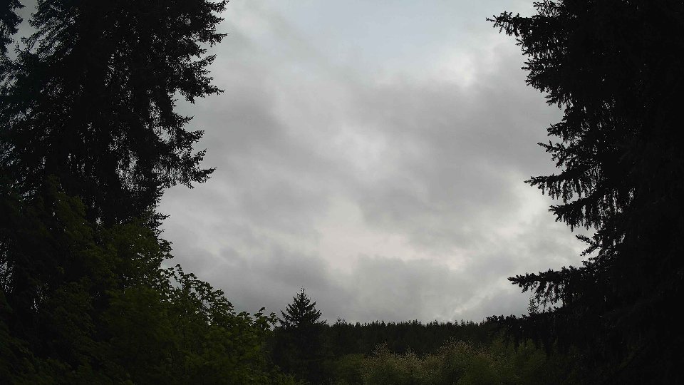 Pacific Northwest skyline timelapse on May 16th, 2026 at 7:45 PM