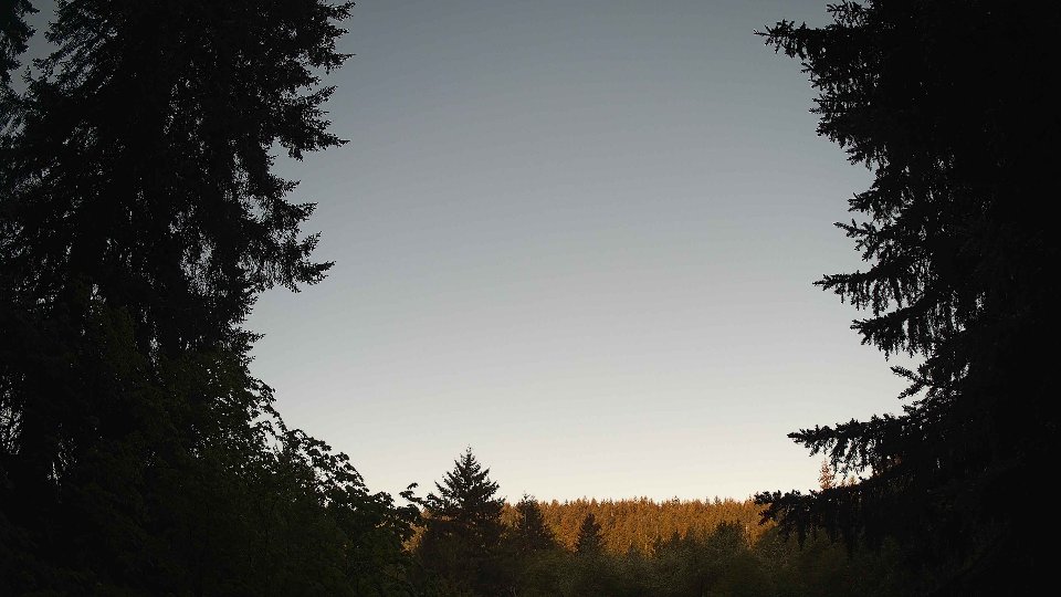 Pacific Northwest skyline timelapse on May 17, 2026 at 6:15 AM