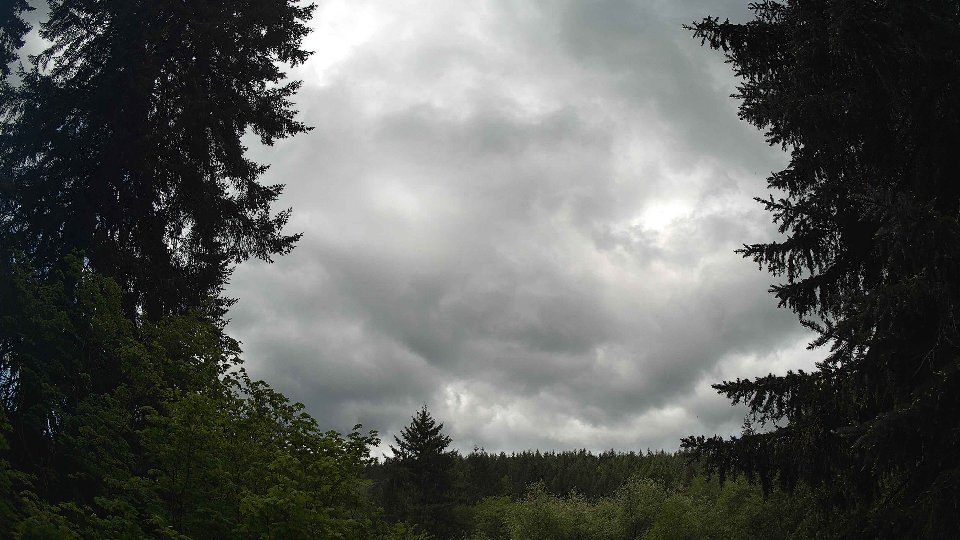 Pacific Northwest skyline timelapse on May 17, 2026 at 12:15 PM