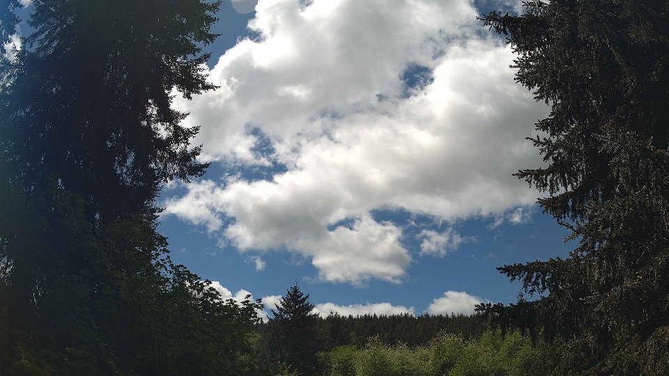 Pacific Northwest skyline timelapse on May 17, 2026 at 1:00 PM