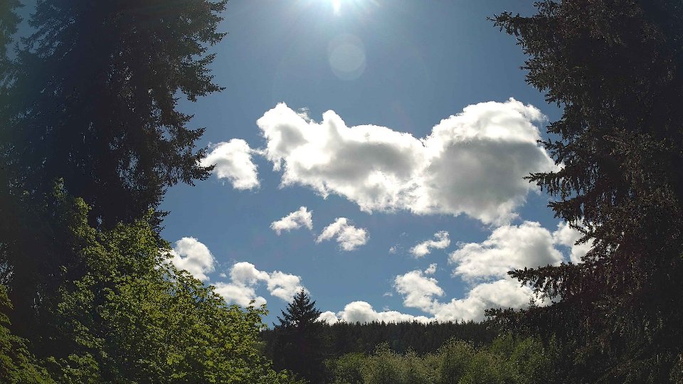 Pacific Northwest skyline timelapse on May 17, 2026 at 2:45 PM