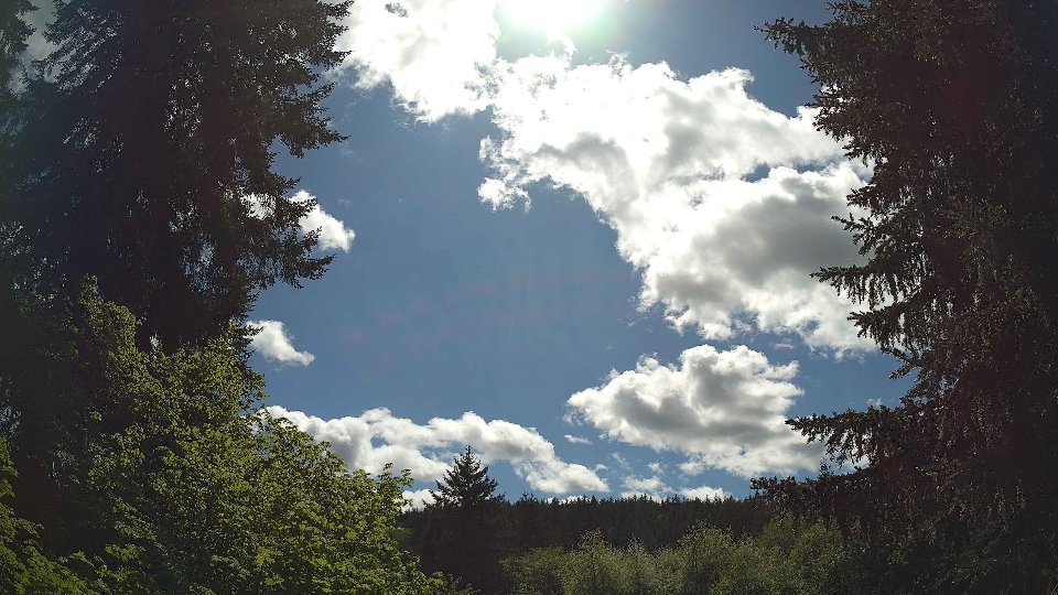 Pacific Northwest skyline timelapse on May 17, 2026 at 3:00 PM
