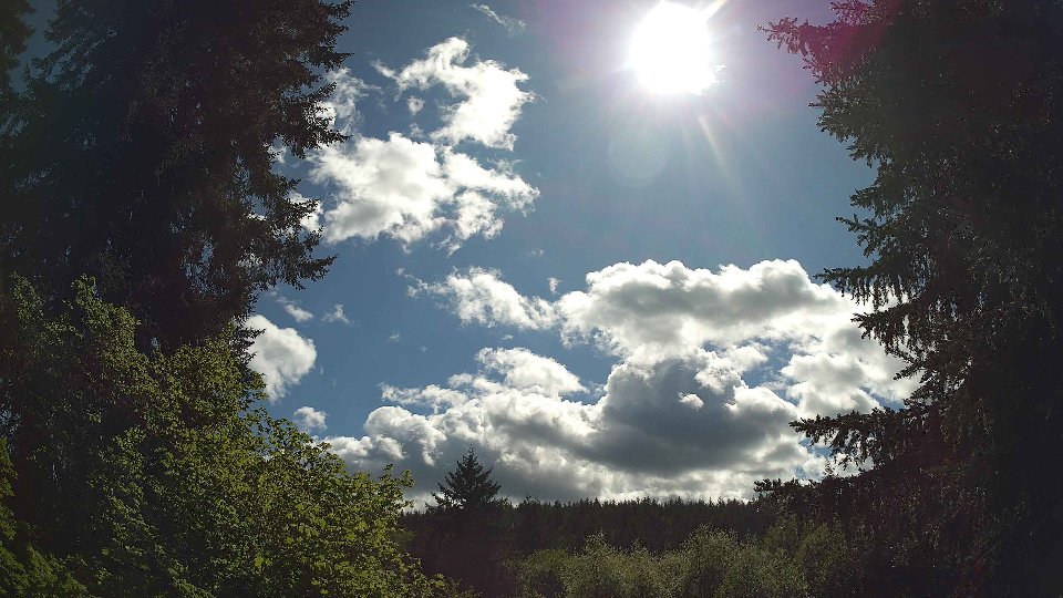 Pacific Northwest skyline timelapse on May 17, 2026 at 3:45 PM