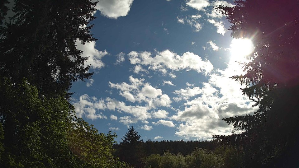 Pacific Northwest skyline timelapse on May 17, 2026 at 5:00 PM
