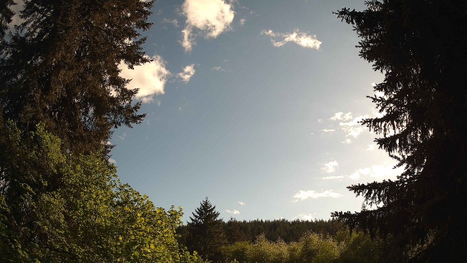 Pacific Northwest skyline timelapse on May 17, 2026 at 6:00 PM