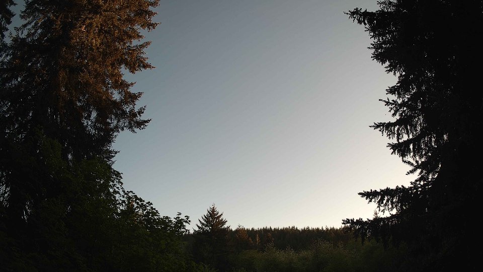 Pacific Northwest skyline timelapse on May 17, 2026 at 7:30 PM