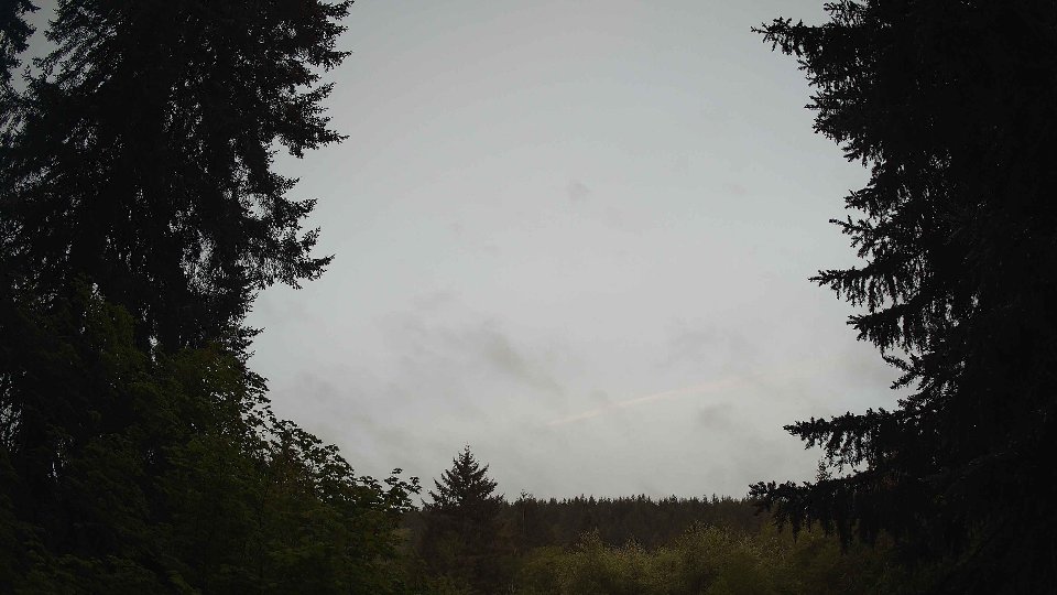 Pacific Northwest skyline timelapse on May 18, 2026 at 5:45 AM