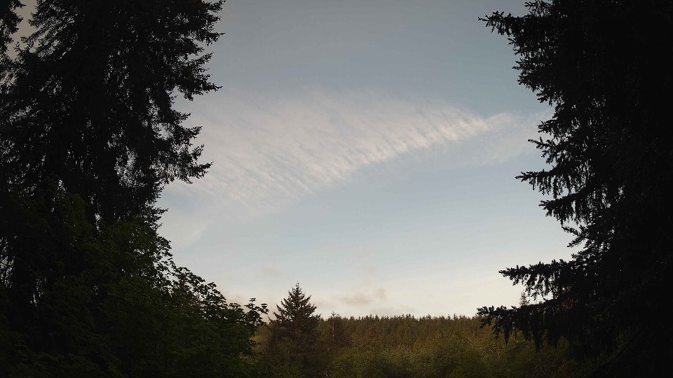 Pacific Northwest skyline timelapse on May 18, 2026 at 6:30 AM