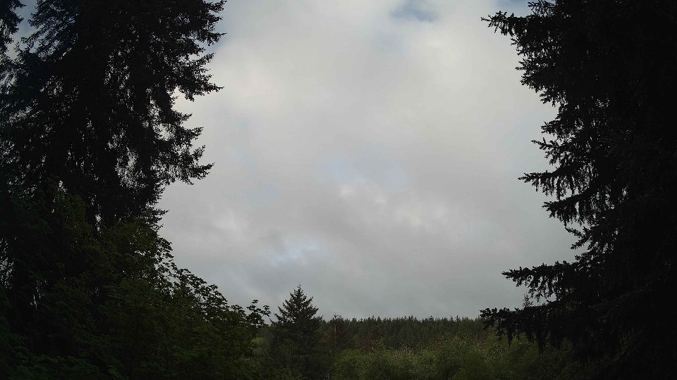 Pacific Northwest skyline timelapse on May 18, 2026 at 7:15 AM