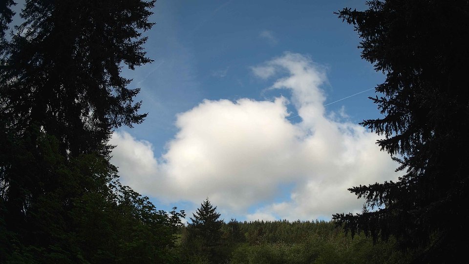 Pacific Northwest skyline timelapse on May 18, 2026 at 8:45 AM