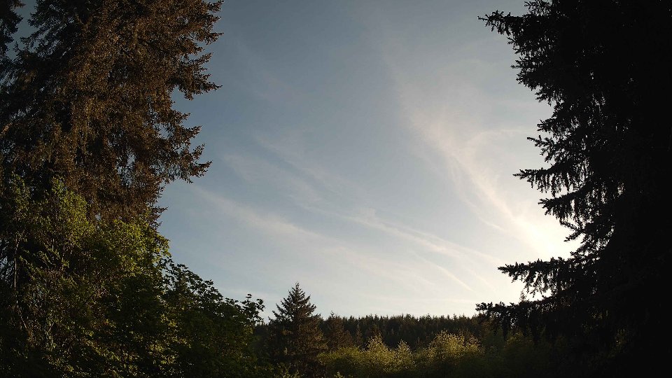 Pacific Northwest skyline timelapse on May 18, 2026 at 7:00 PM