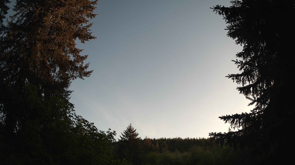 Pacific Northwest skyline timelapse on May 18, 2026 at 7:30 PM