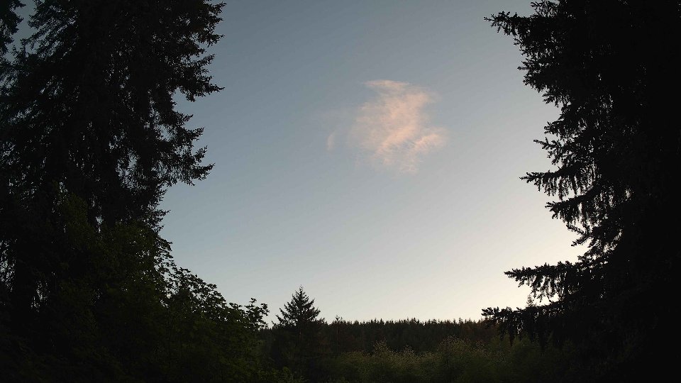 Pacific Northwest skyline timelapse on May 18, 2026 at 8:15 PM