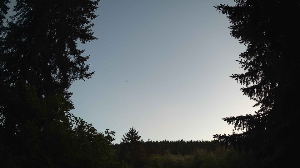 Pacific Northwest skyline timelapse on May 18, 2026 at 8:45 PM