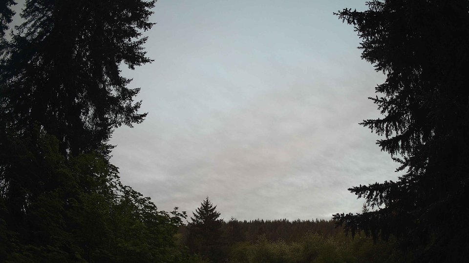 Pacific Northwest skyline timelapse on May 19, 2026 at 5:45 AM