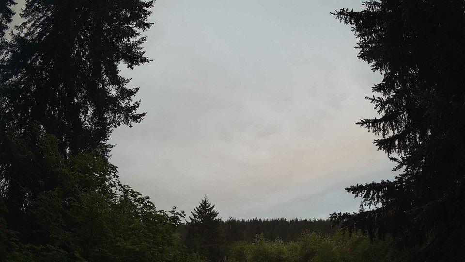 Pacific Northwest skyline timelapse on May 19, 2026 at 6:15 AM