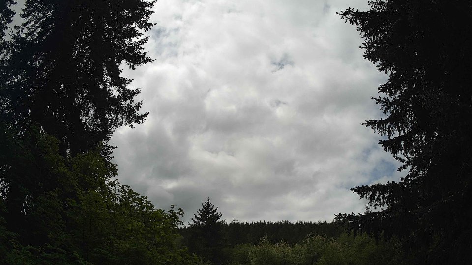Pacific Northwest skyline timelapse on May 19, 2026 at 12:30 PM