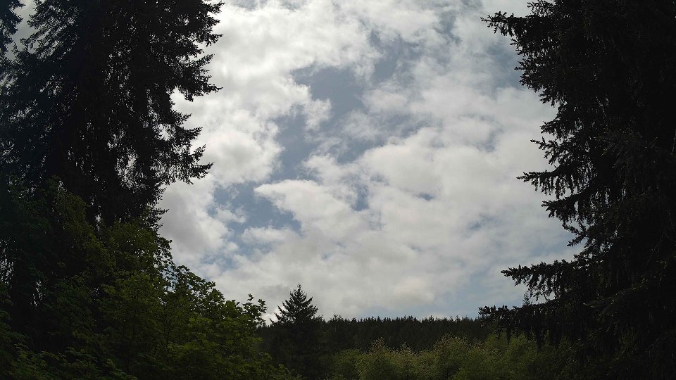 Pacific Northwest skyline timelapse on May 19, 2026 at 12:45 PM
