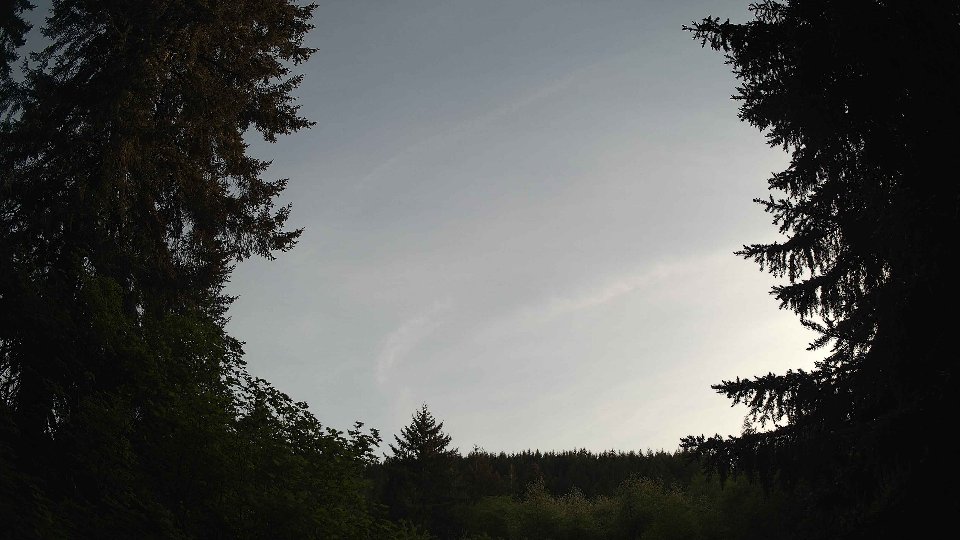 Pacific Northwest skyline timelapse on May 19, 2026 at 7:30 PM
