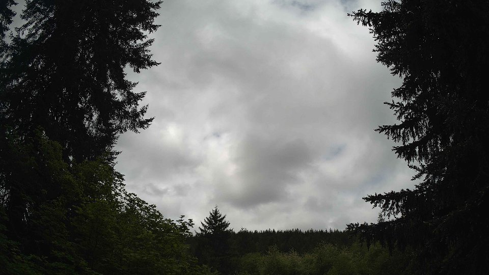 Pacific Northwest skyline timelapse on May 20, 2026 at 11:45 AM