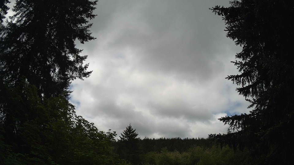 Pacific Northwest skyline timelapse on May 20, 2026 at 12:00 PM