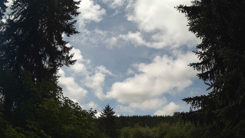 Pacific Northwest skyline timelapse on May 20, 2026 at 12:30 PM