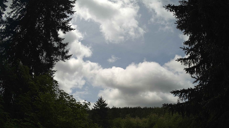 Pacific Northwest skyline timelapse on May 20, 2026 at 12:45 PM