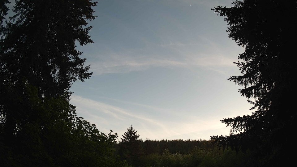 Pacific Northwest skyline timelapse on May 20, 2026 at 8:00 PM