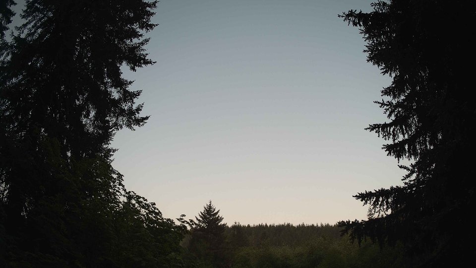 Pacific Northwest skyline timelapse on May 21, 2026 at 5:30 AM