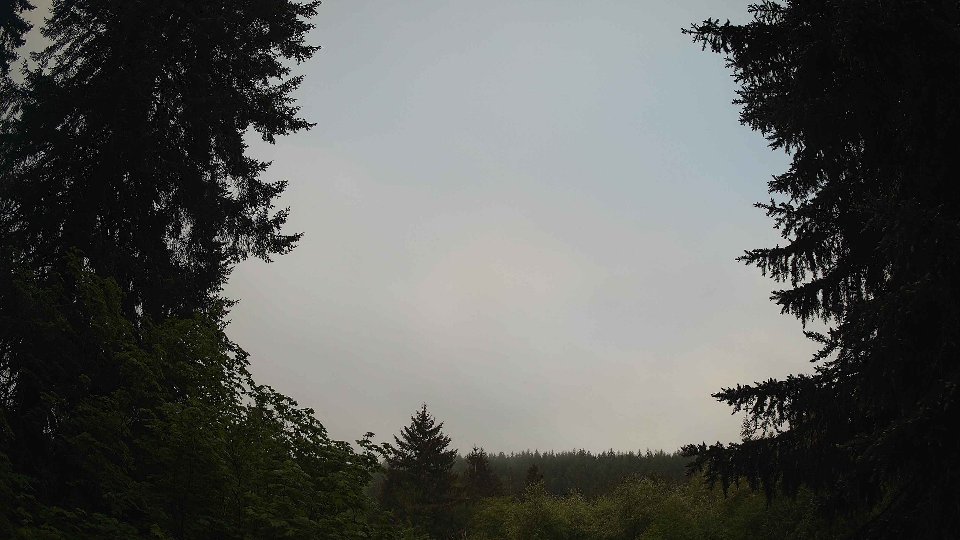 Pacific Northwest skyline timelapse on May 21, 2026 at 6:30 AM