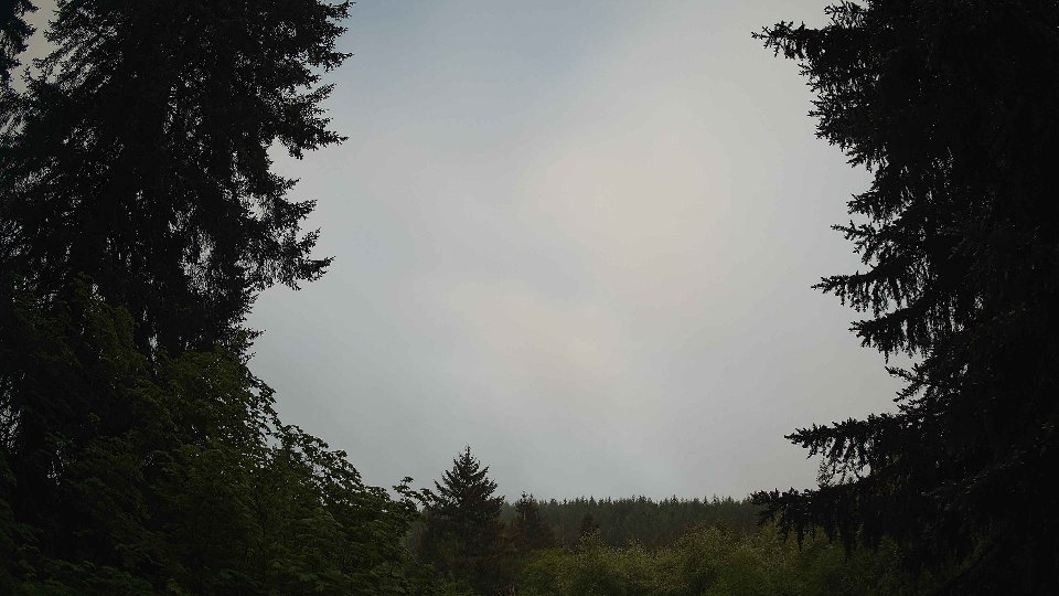 Pacific Northwest skyline timelapse on May 21, 2026 at 6:45 AM