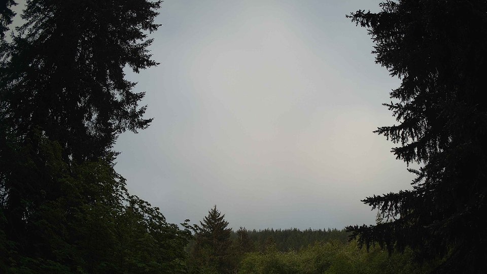 Pacific Northwest skyline timelapse on May 21, 2026 at 7:00 AM