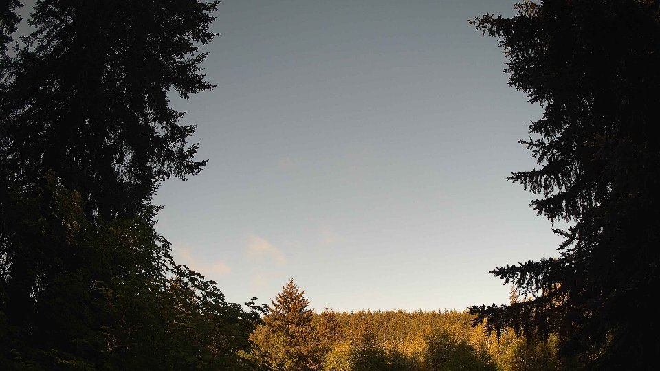 Pacific Northwest skyline timelapse on May 21, 2026 at 7:45 AM