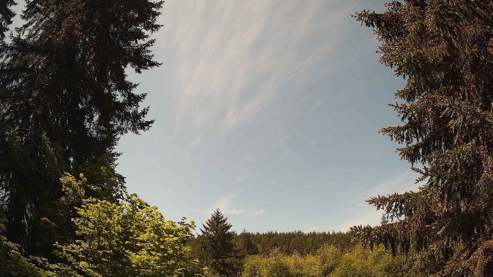 Pacific Northwest skyline timelapse on May 21, 2026 at 11:45 AM