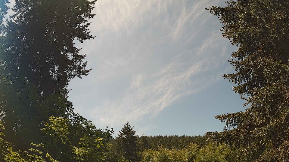 Pacific Northwest skyline timelapse on May 21, 2026 at 12:30 PM