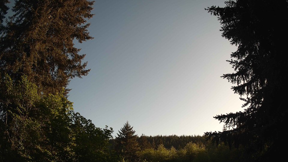 Pacific Northwest skyline timelapse on May 21, 2026 at 7:00 PM