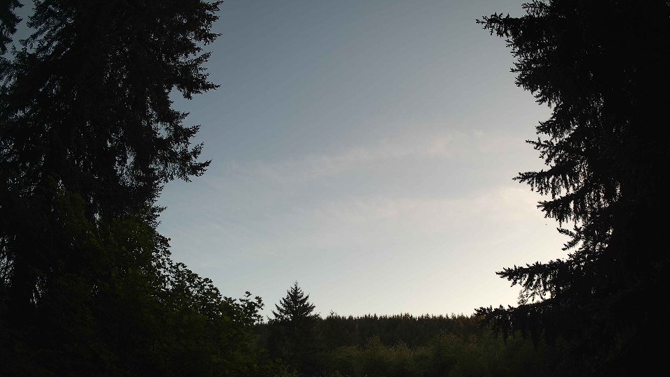 Pacific Northwest skyline timelapse on May 21, 2026 at 8:00 PM