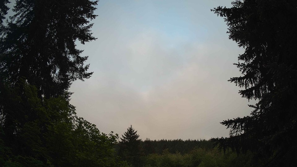 Pacific Northwest skyline timelapse on May 22, 2026 at 6:15 AM