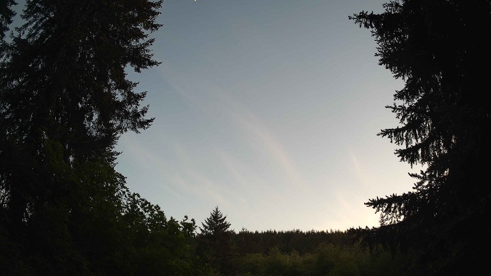 Pacific Northwest skyline timelapse on May 22, 2026 at 8:30 PM