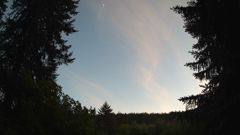 Pacific Northwest skyline timelapse on May 22, 2026 at 8:45 PM